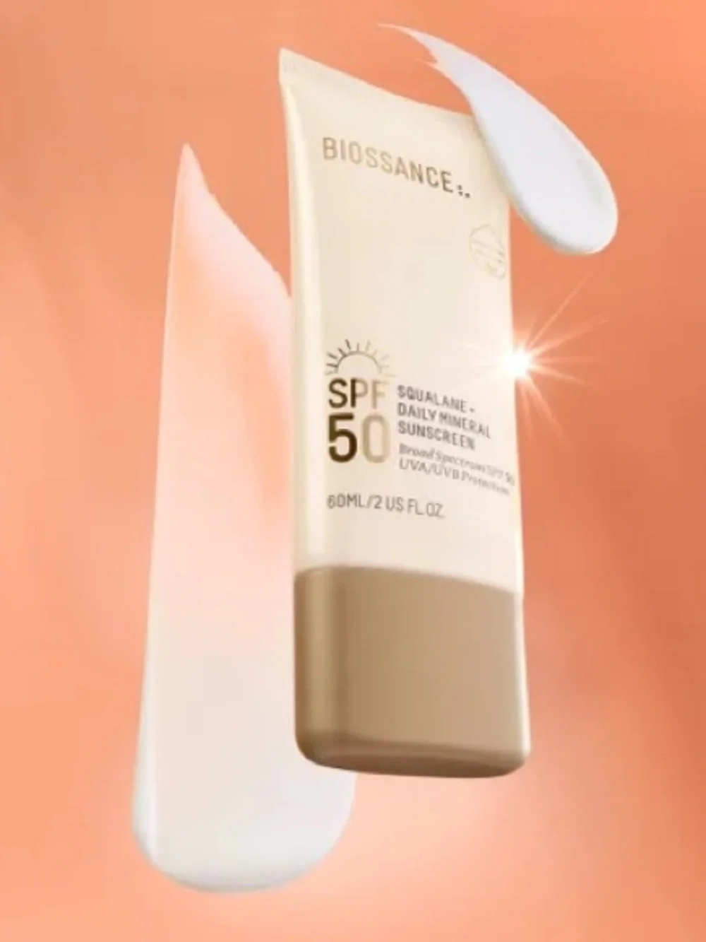 Biossance Squalane + Daily Mineral SPF 50 Sunscreen